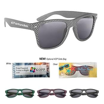 Customizable UV400 Fiber Malibu Sunglasses