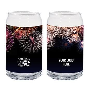 America250 16 Oz. Full Color Ale Glass Can