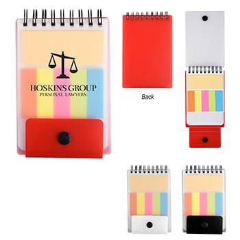 Spiral Jotter With Adhesive Notes & Flags