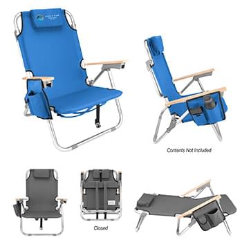 Portable Reclining rPET Beach Chair