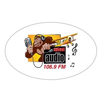 Ultra Removable Oval Sticker 2"