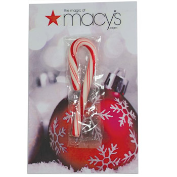 Greeting Card With Candy Cane