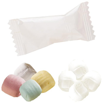 Individually Wrapped Mints - Pastel Buttermints or White Buttermints