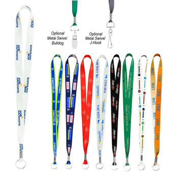 Full Color Imprint Smooth Dye Sublimation Lanyard - 3/4" x 36"
