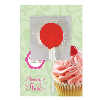 Greeting Card With Lollipop