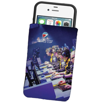 Dye Sublimated Microfiber Phone Wallet Pouch or Sleeve