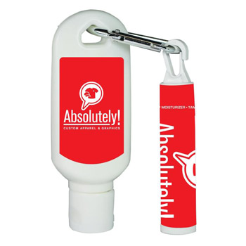 Kit: 1 oz. SPF30 Sunscreen Lotion with Carabiner and SPF15 Lip Balm