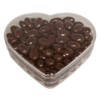 Heart Show Piece with Chocolate Almonds