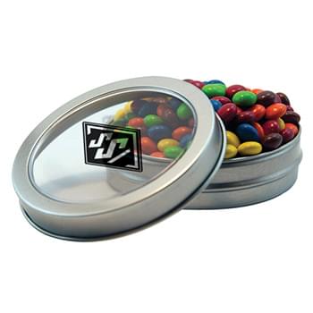 Candy Window Tin Short Round